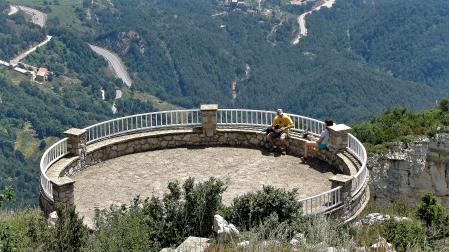 El circular Mirador de la Figuerassa