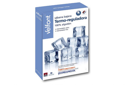 Sábana bajera con regulación de temperatura.