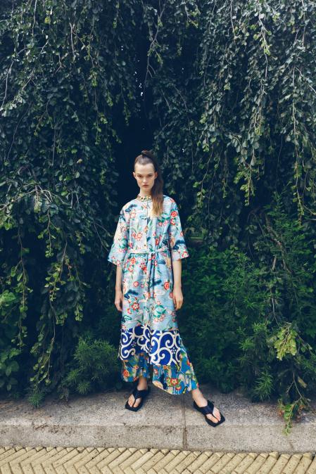 Vestido de estilo camisero 39,95 euros con cuello mao