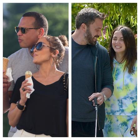 Jlo y Arod y Ben Affleck y Ana de Armas, otros tiempos no muy lejanos