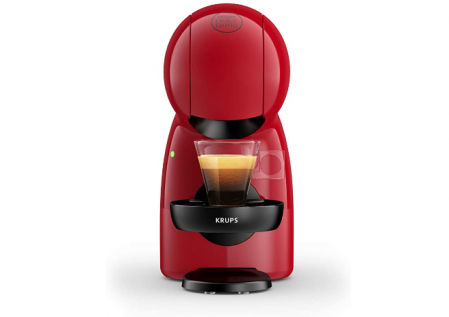 Cafetera de cápsulas con 3 packs de café incluidos.