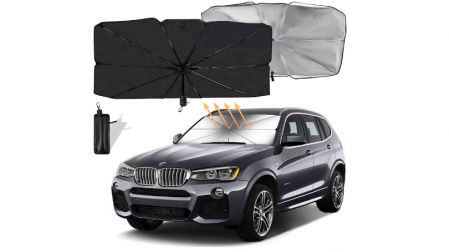 Parasol delantero para el coche