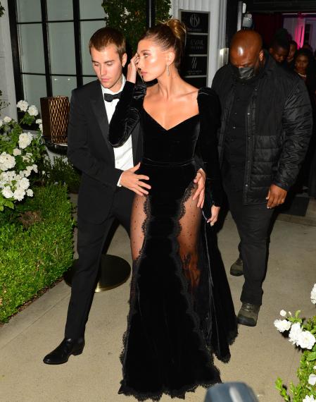 Justin y Hailey Bieber han asistido a una fiesta en Los Ángeles
