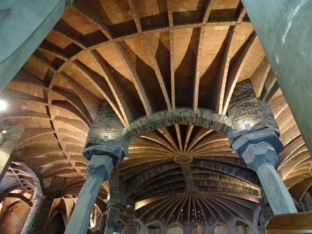 El techo modernista de la obra de Gaudí