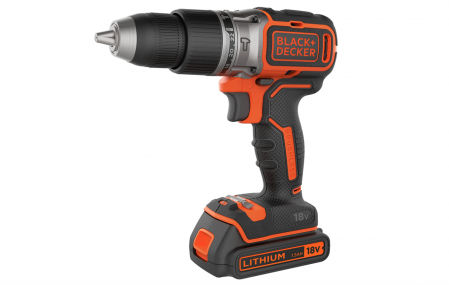 Black+Decker, taladro percutor Motor Brushless con 2 velocidades