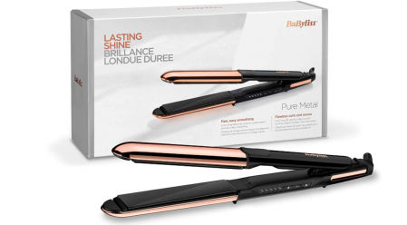 Plancha de pelo profesional 2 en 1 BaByliss ST481E Pure Metal P