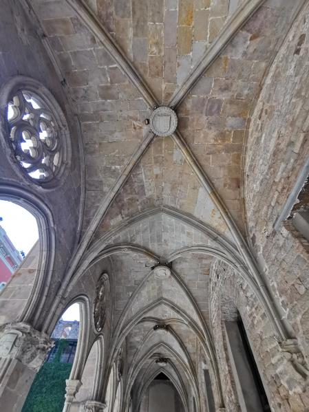 Detalles en el techo del antiguo convento