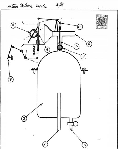 Generador de hidrógeno de Arturo Estévez Varela