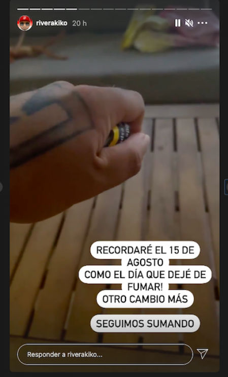 Kiko Rivera también ha decidido dejar de fumar.