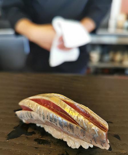 Nigiri de chincho (jurel pequeño)