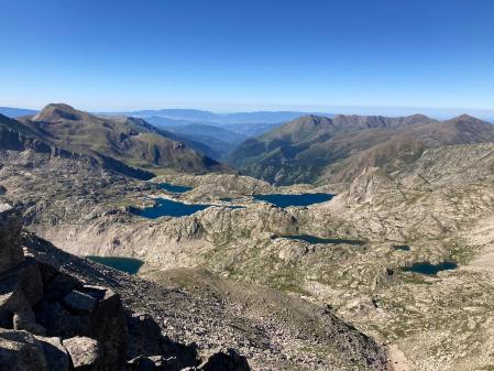 La cima del Pic del Peguera, en el Pallars