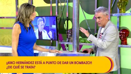 Kiko Hernández anunciaba una 'bomba', que Paz Padilla aprovechó para lanzar una broma.
