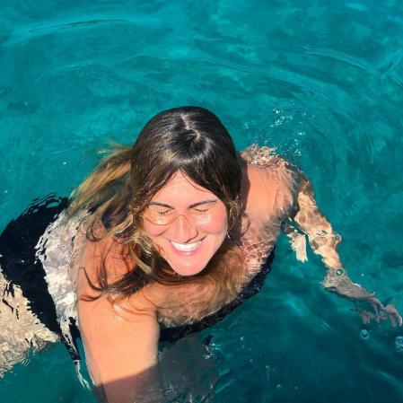 Carlota ha disfrutado del tiempo con su familia durante las vacaciones.