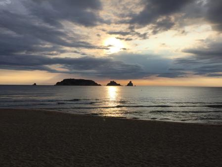 Las ilsas Medas, desde la costa de l'Estartit