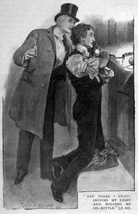 Viñeta de 'Los idus de marzo', aventura de A. J Raffles y Bunny (el narrador de una historia escrita por E.W.Hornung, cuñado de Conan Doyle