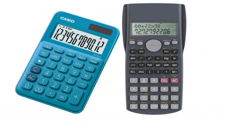 Calculadora clásica y calculadora científica
