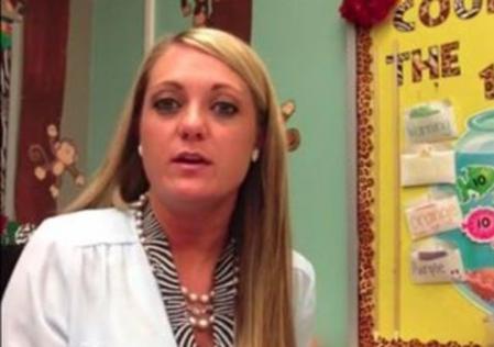 La profesora Alyssa Rupp Bohenek en un vídeo de YouTube