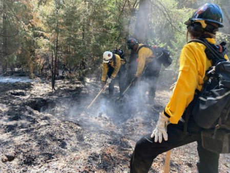 Los bomberos intentan sofocar al completo los fuegos para evitar que vuelvan a cobrar fuerza/ U.S. Forest Service - Eldorado National Forest