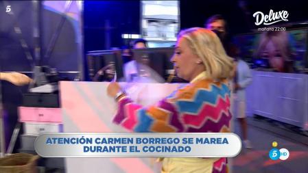'La Última Cena': Carmen Borrego sufre un pequeño mareo después de la primera valoración de los comensales