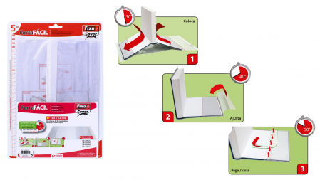 Forros transparentes ajustables para libros (5 unidades)
