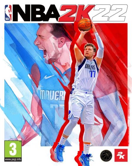 Portada de la Edición estándar de NBA 2K22