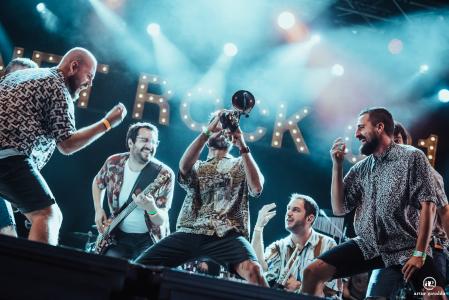 La Fúmiga en una actuación en directo