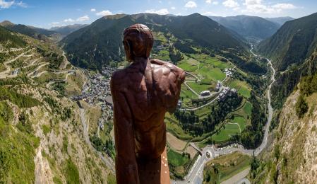El pensador del mirador del Roc del Quer.