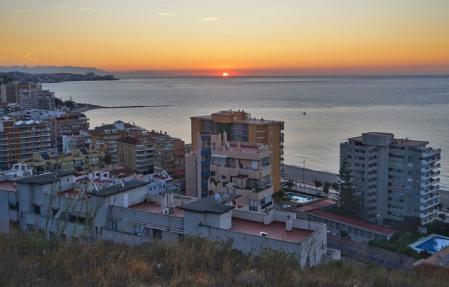 Amanecer en Fuengirola.