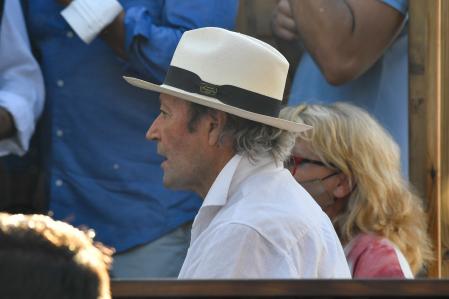 Amador Mohedano como espectador del show de Kiko Rivera