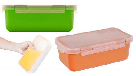 Tupper hermético de 750 ml apto para microondas, lavavajillas o congelado