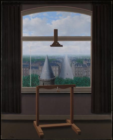 'Los paseos de Euclides' (19559, de René Magritte