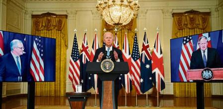 LV_Biden desafía a China mediante una alianza con el Reino Unido y Australia