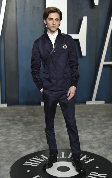 El mono de trabajador de Timothee Chalamet para la fiesta de los Oscar