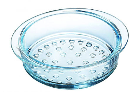 Vaporera de vidrio Pyrex.