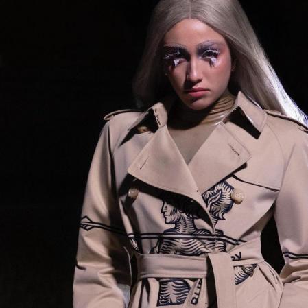 Lourdes Leon ha protagonizado la campaña de la colección cápsula de Ssense y Burberry