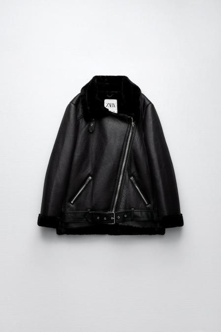 Cazadora de doble faz de Zara