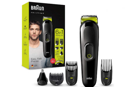 Recortadora de Barba 6 en 1 Braun MGK 3221