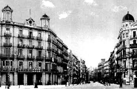Vista de la casa Baixeras cuando aún era hotel.