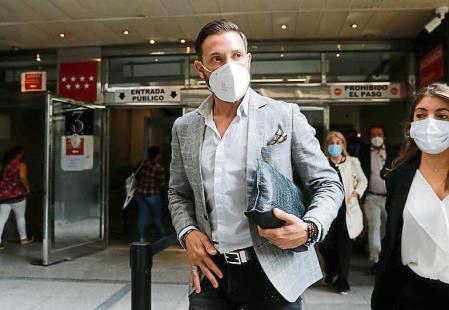 Antonio David Flores a su llegada a un juicio contra la Fabrica de la Tele en Madrid. 07/09/2021