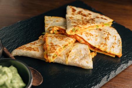 Quesadillas con guacamole