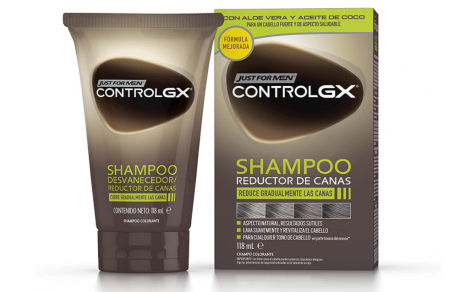 Just For Men, Control GX Champú, Reduce las canas gradualmente, Resultado natural