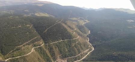 Puigcerdà y La Cerdanya desde el aire.