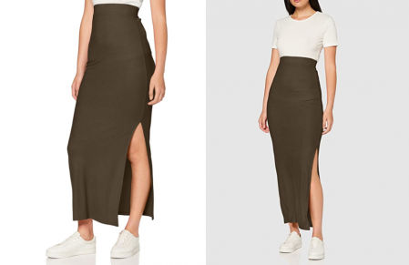 Falda de talle alto larga, Meraki