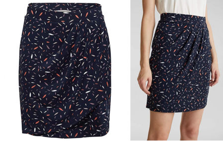 Falda corta con estampado de Esprit