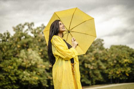 Paraguas y chubasquero para protegerte de cualquier tipo de lluvia o tormenta.