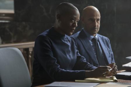T'Nia Miller y Stanley Tucci, dos actores con proyección internacional.
