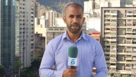 Ángel Rafael Cedeño, corresponsal de Telecinco en Venezuela
