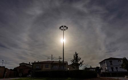 Halo solar en Sentfores.