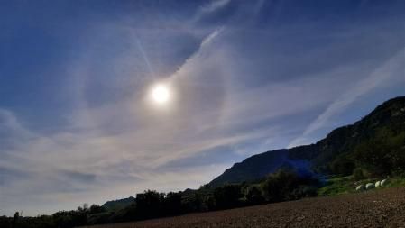 Halo solar en Torelló.