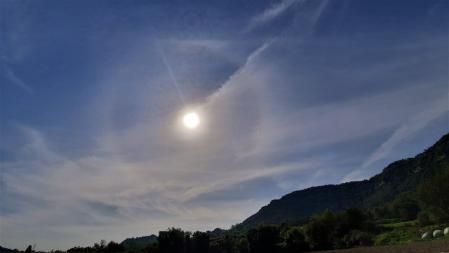 Halo solar en Torelló.